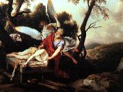 LA HIRE, Laurent de Abraham Sacrificing Isaac g USA oil painting artist